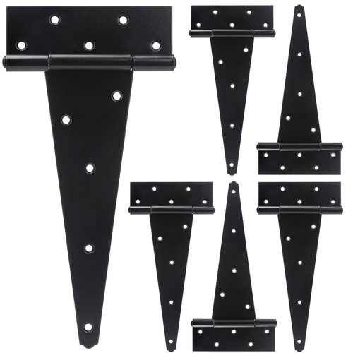 Pack inch strap hinges - 12,